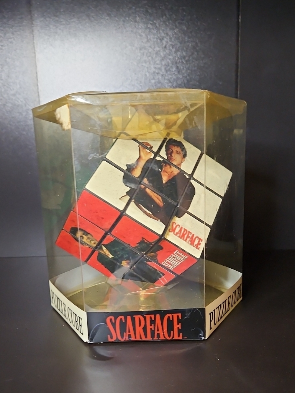 Vintage Scarface Puzzle Cube - Iconic Movie Design